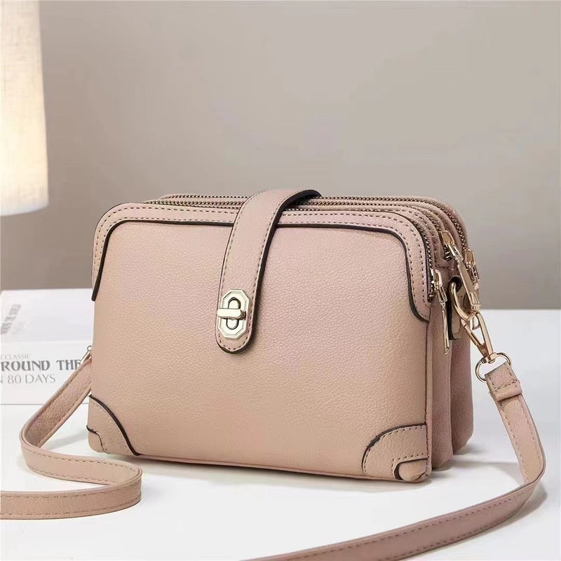 [Shichen Women'S Bag] Fashion Solid Color Casual Women'S Bag New Shoulder Bag All-Match Western Style Crossbody Bag - Image 4